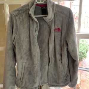 The North Face fuzzy jacket